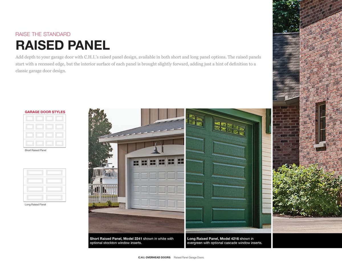 Raised Panel catalog page 1