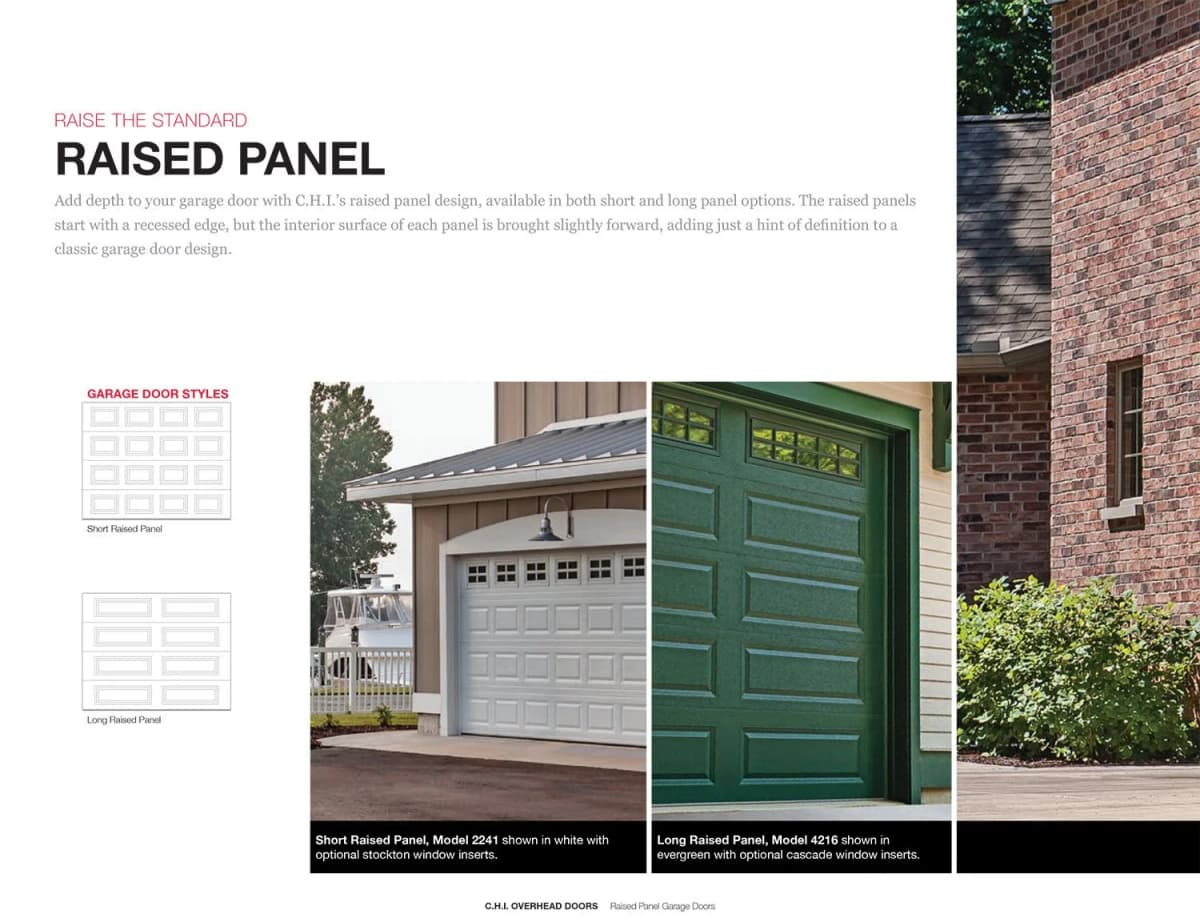 Raised Panel catalog page 1