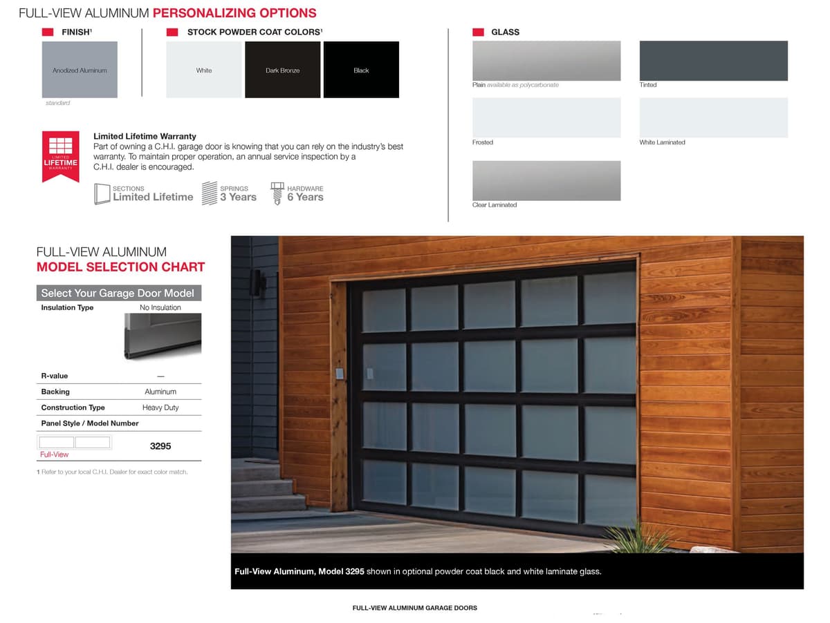 Full View Aluminum catalog page 2