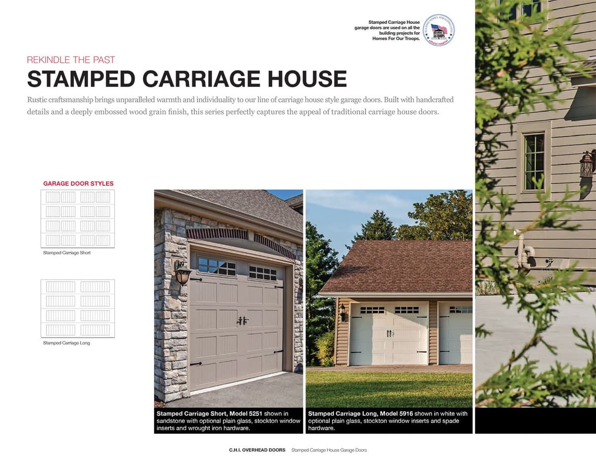 Stamped Carriage House catalog page 1