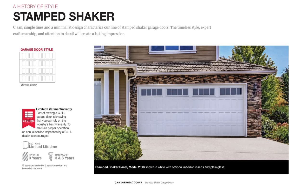 Stamped Shaker catalog page 1